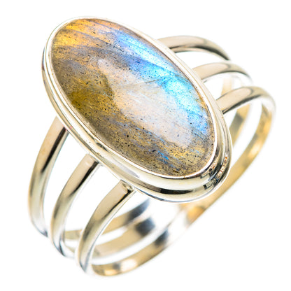 Labradorite Rings handcrafted by Ana Silver Co - RING101630 - Photo 2