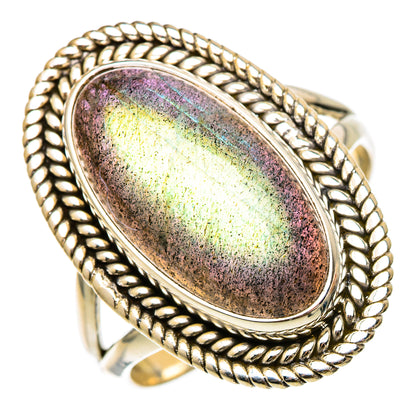 Labradorite Rings handcrafted by Ana Silver Co - RING101635
