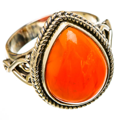 Carnelian Rings handcrafted by Ana Silver Co - RING101638