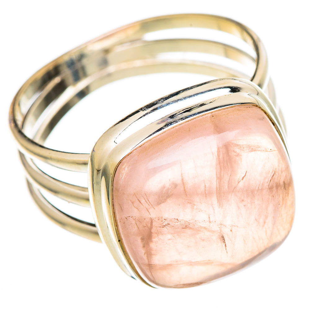 Rose Quartz Rings handcrafted by Ana Silver Co - RING101640 - Photo 2