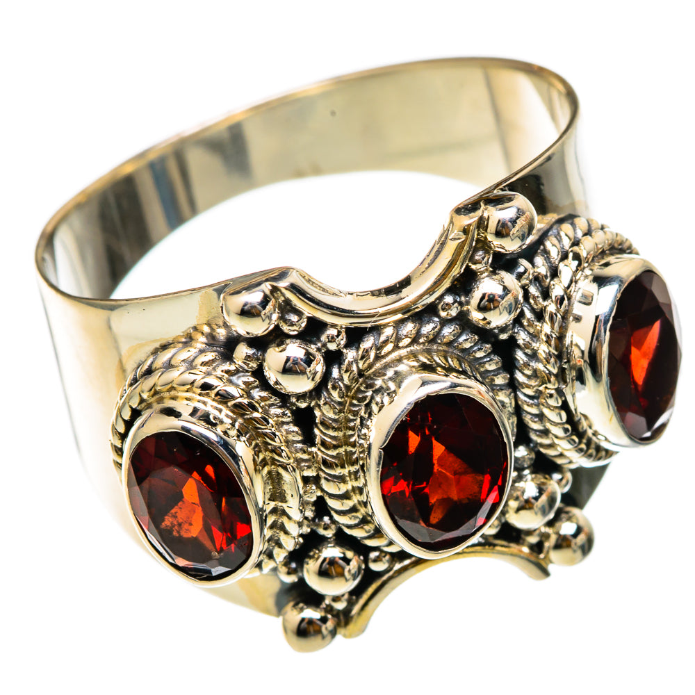 Garnet Rings handcrafted by Ana Silver Co - RING101643 - Photo 2