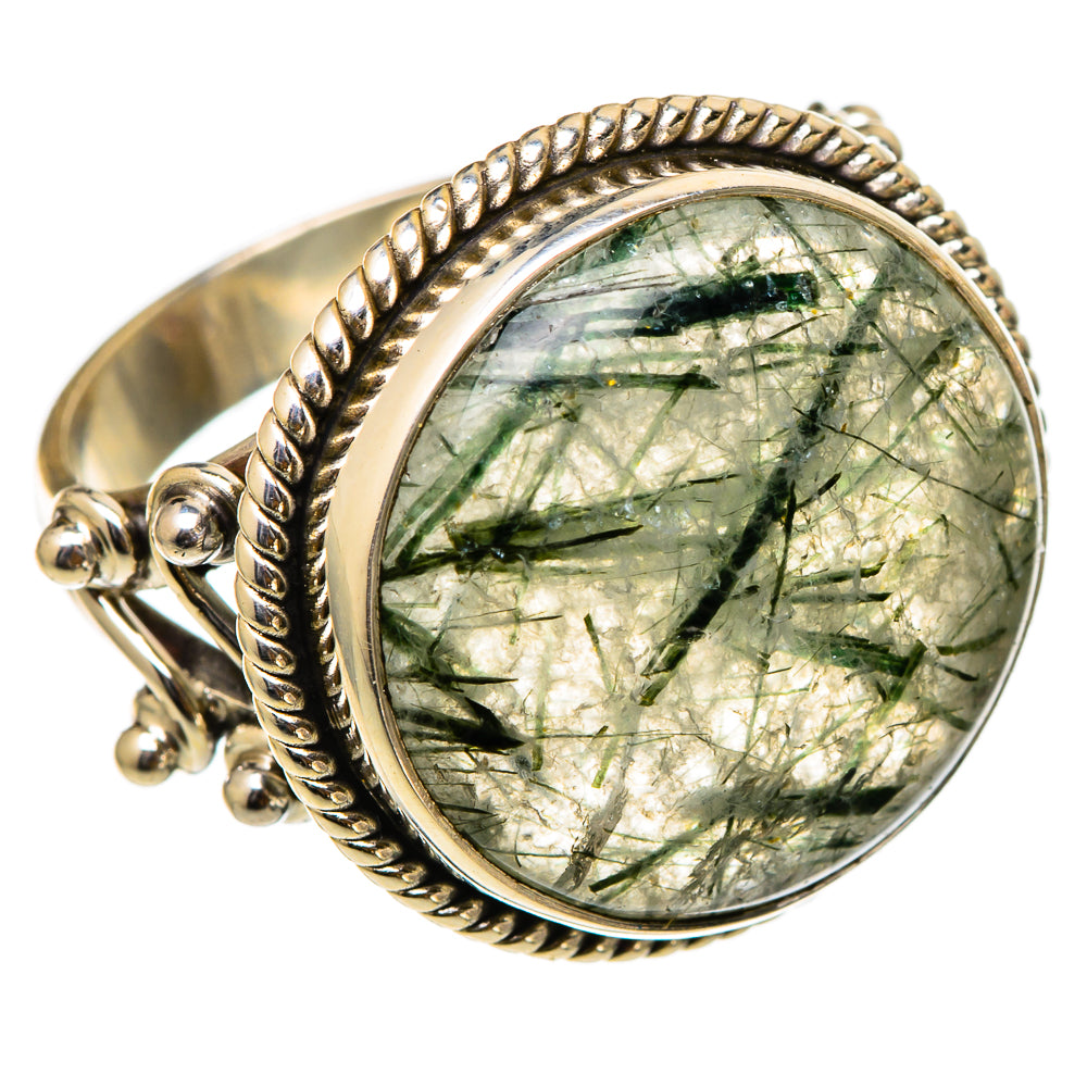 Tourmalinated Quartz Rings handcrafted by Ana Silver Co - RING101649