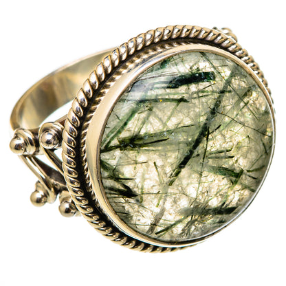 Tourmalinated Quartz Rings handcrafted by Ana Silver Co - RING101649