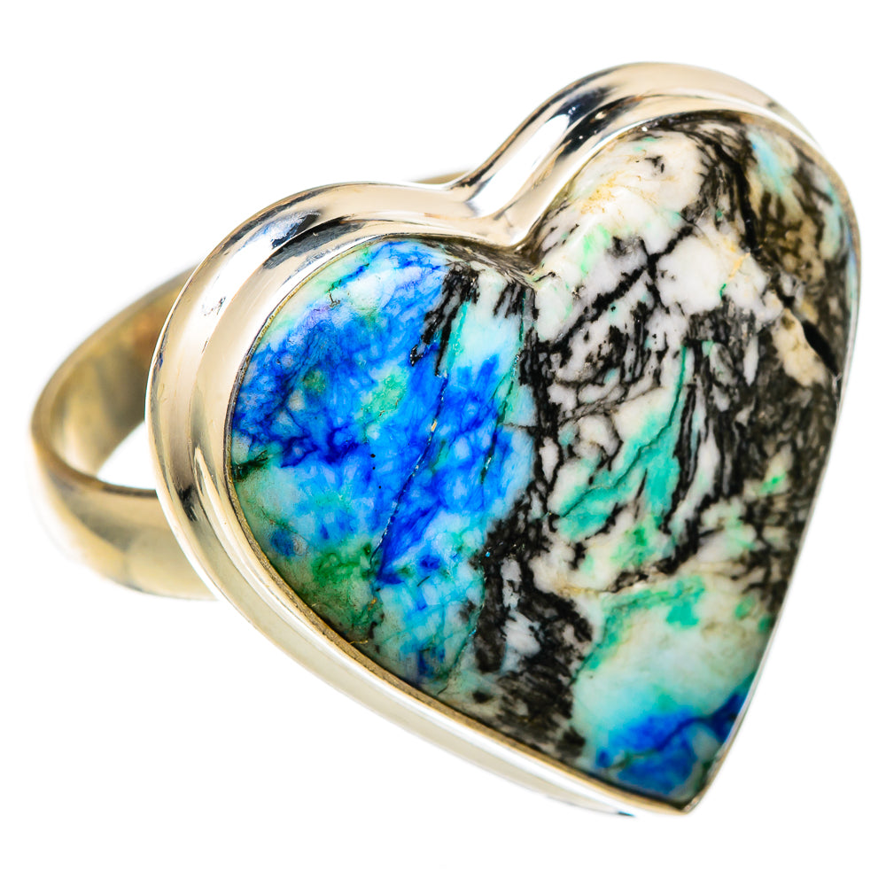 Blue Agate Rings handcrafted by Ana Silver Co - RING101653