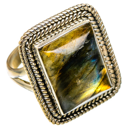 Labradorite Rings handcrafted by Ana Silver Co - RING101654 - Photo 2