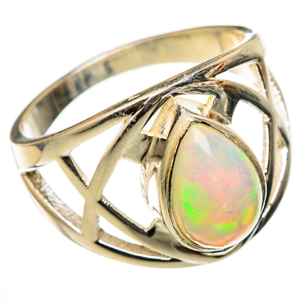 Ethiopian Opal Rings handcrafted by Ana Silver Co - RING101655