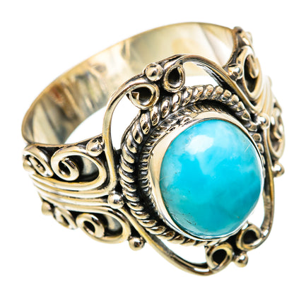 Larimar Rings handcrafted by Ana Silver Co - RING101658