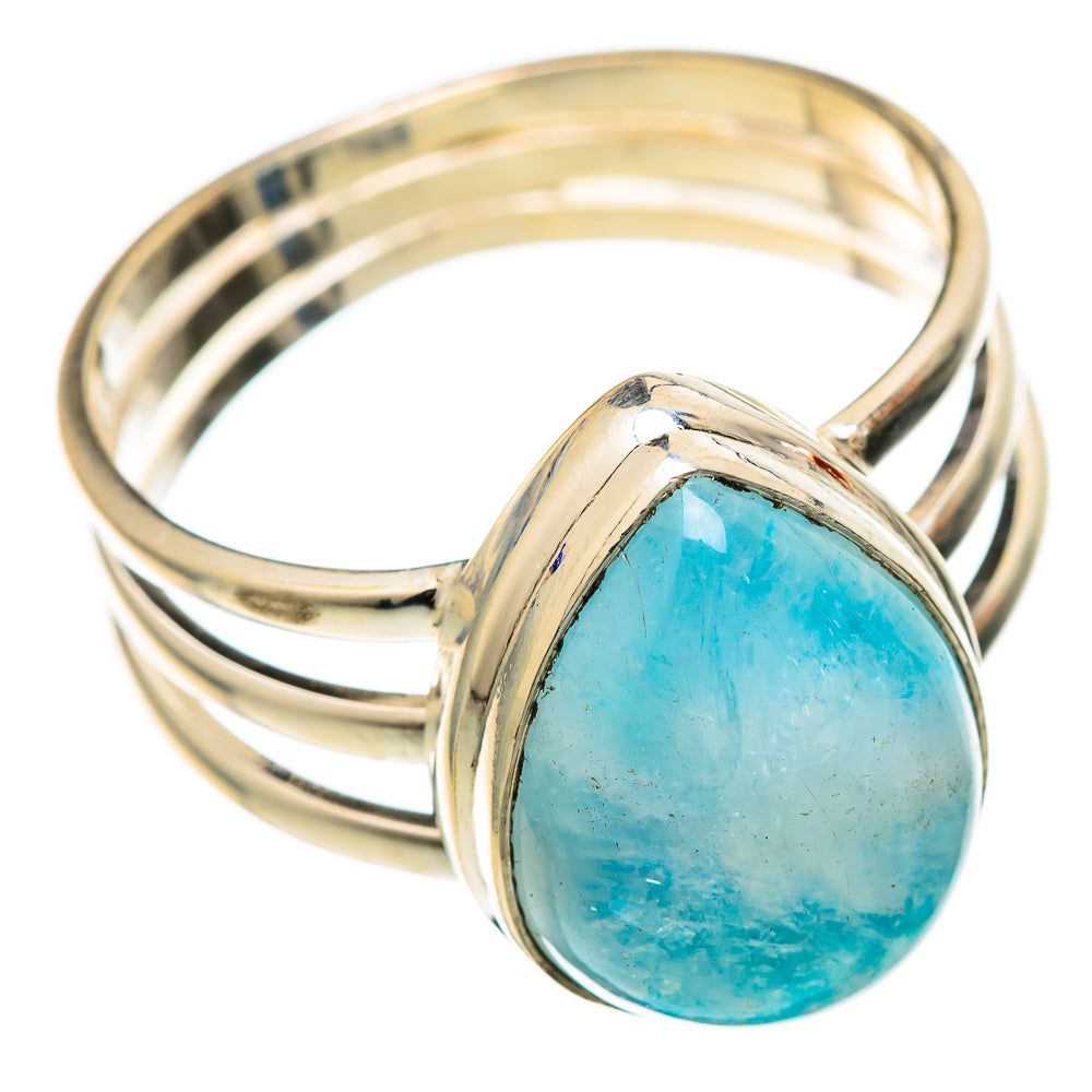 Rainbow Moonstone Rings handcrafted by Ana Silver Co - RING101659
