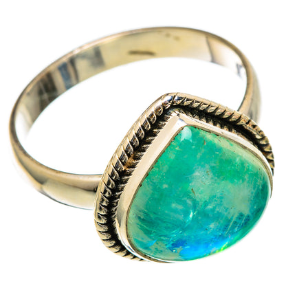 Green Moonstone Rings handcrafted by Ana Silver Co - RING101661