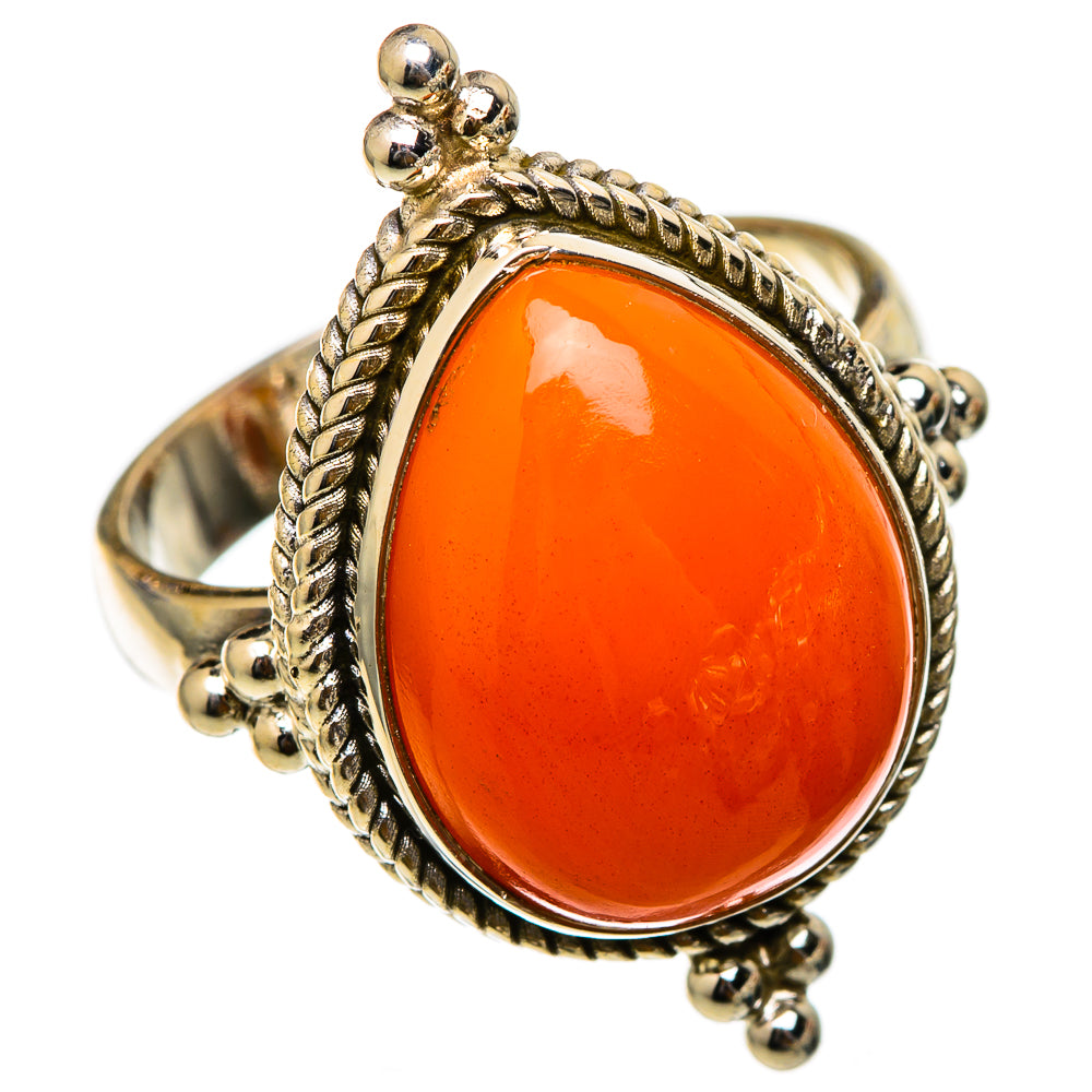 Carnelian Rings handcrafted by Ana Silver Co - RING101665 - Photo 2
