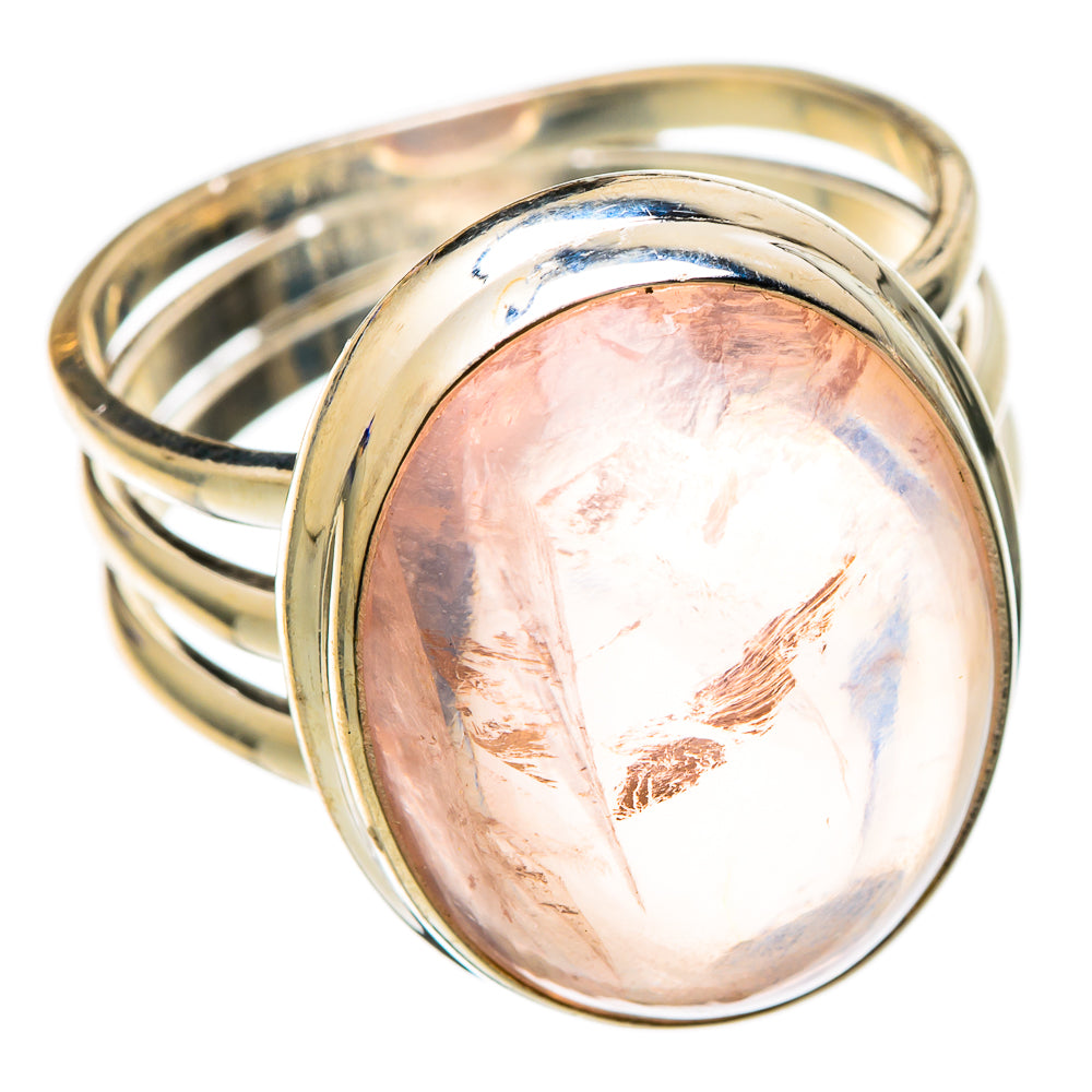 Rose Quartz Rings handcrafted by Ana Silver Co - RING101666 - Photo 2