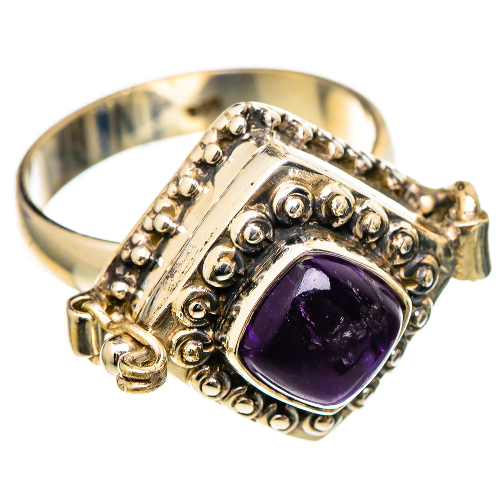 Amethyst Rings handcrafted by Ana Silver Co - RING101670 - Photo 2
