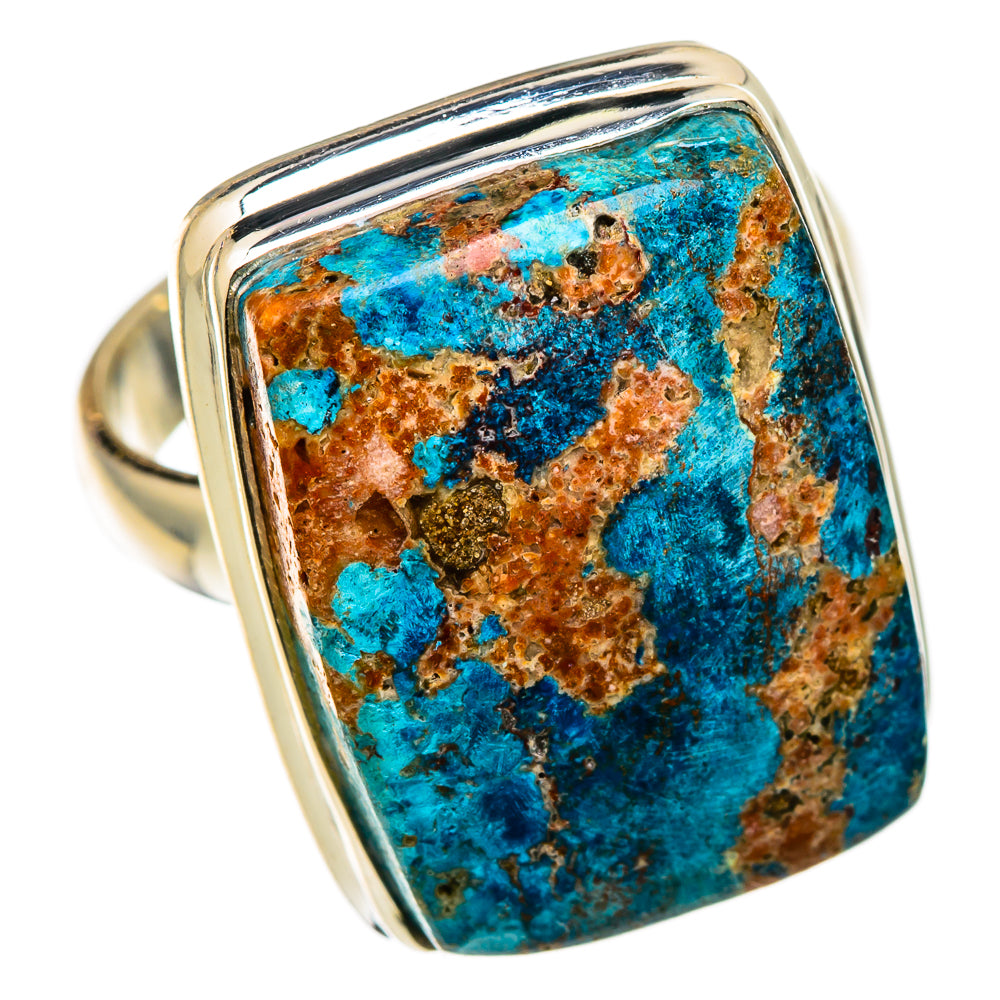 Shattuckite Rings handcrafted by Ana Silver Co - RING101682 - Photo 2