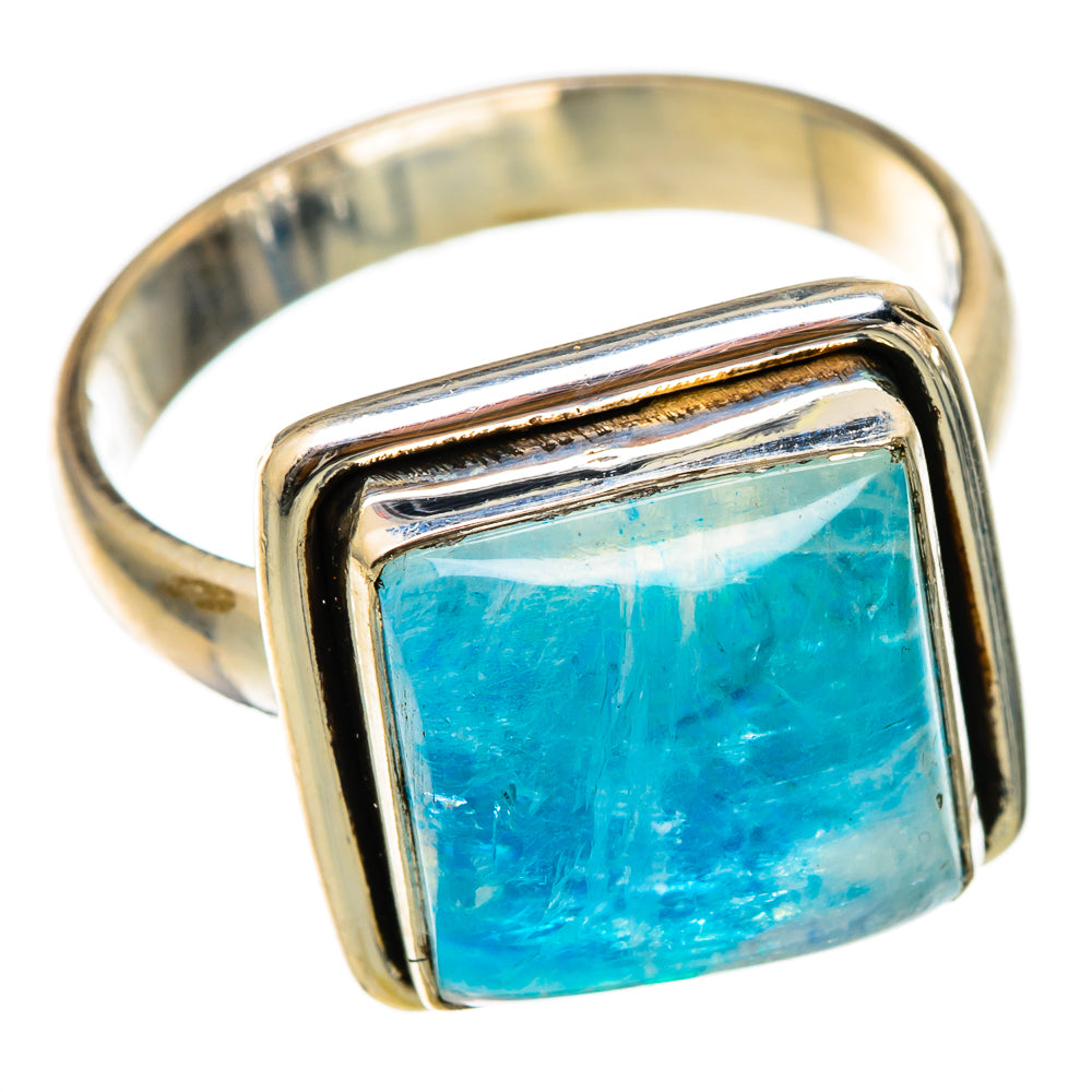 Rainbow Moonstone Rings handcrafted by Ana Silver Co - RING101707