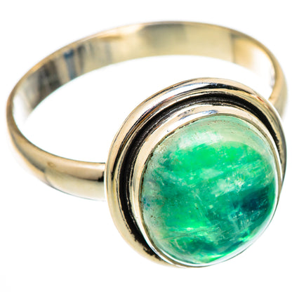 Green Moonstone Rings handcrafted by Ana Silver Co - RING101710 - Photo 2