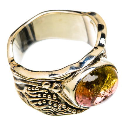 Watermelon Tourmaline Rings handcrafted by Ana Silver Co - RING101724