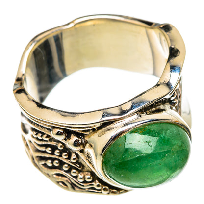 Green Tourmaline Rings handcrafted by Ana Silver Co - RING101729
