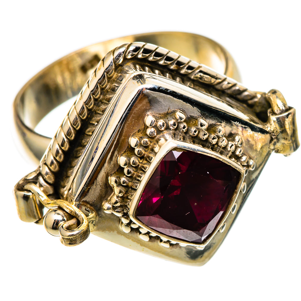 Rhodolite Garnet Rings handcrafted by Ana Silver Co - RING101735 - Photo 2