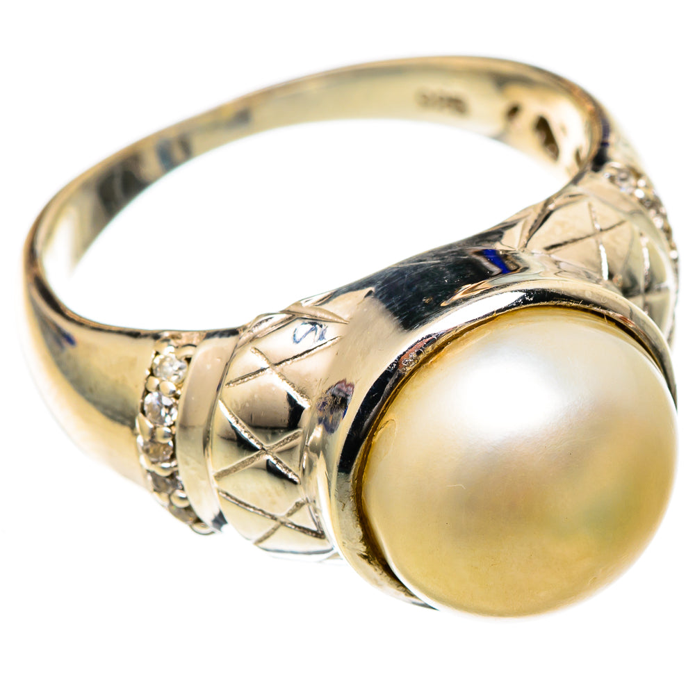 Cultured Pearl Rings handcrafted by Ana Silver Co - RING101740