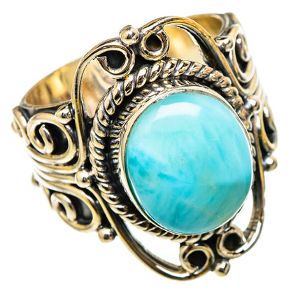 Larimar Rings handcrafted by Ana Silver Co - RING101741