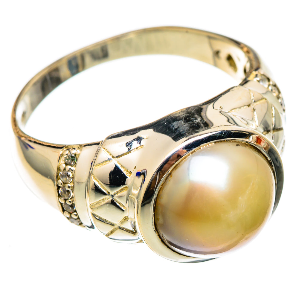 Cultured Pearl Rings handcrafted by Ana Silver Co - RING101767 - Photo 2