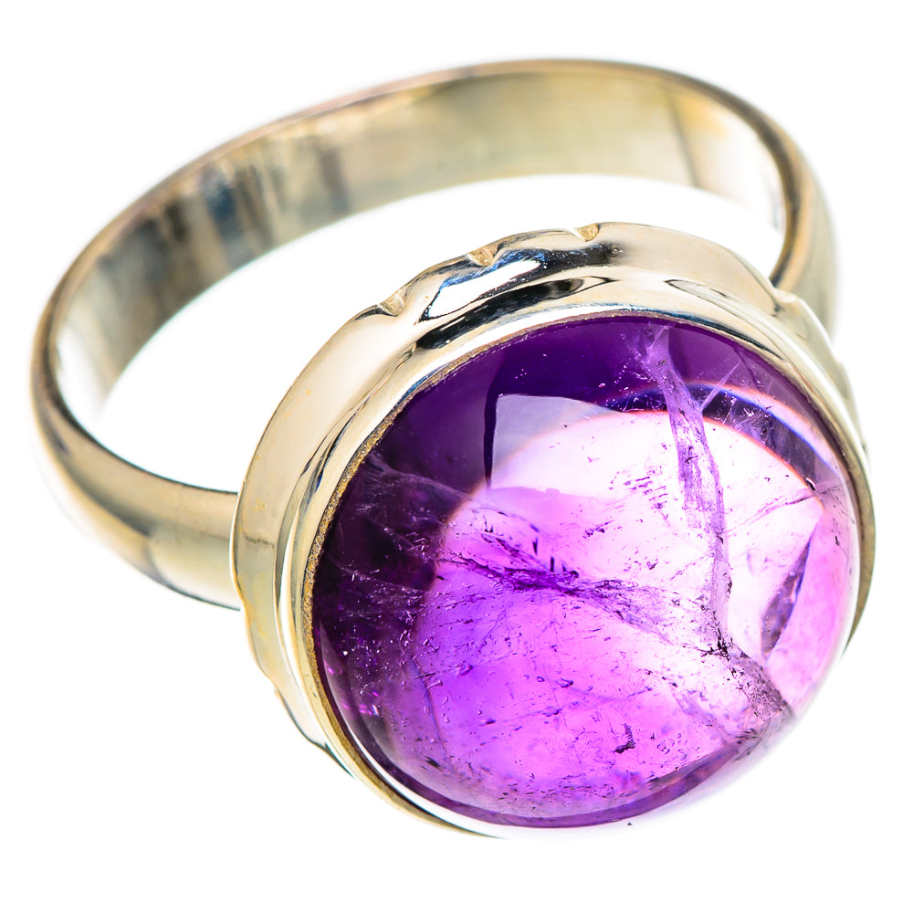 Amethyst Rings handcrafted by Ana Silver Co - RING101775 - Photo 2