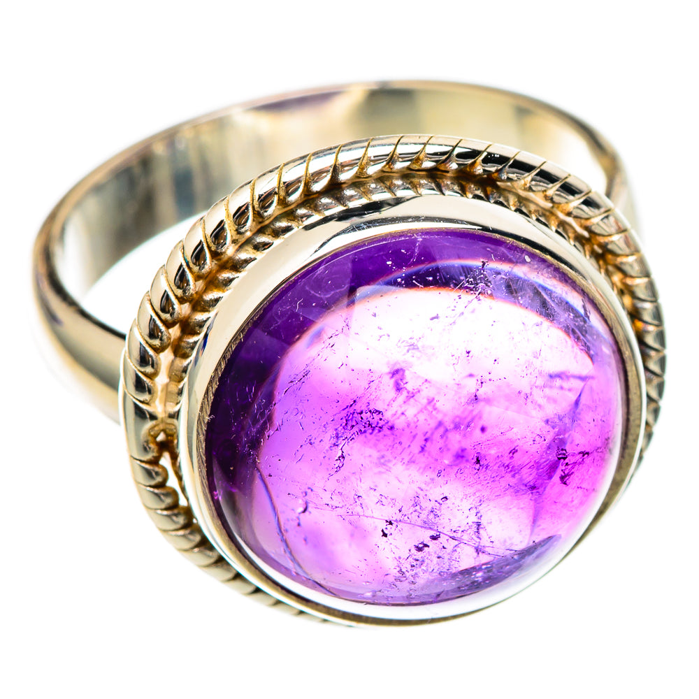 Amethyst Rings handcrafted by Ana Silver Co - RING101780 - Photo 2