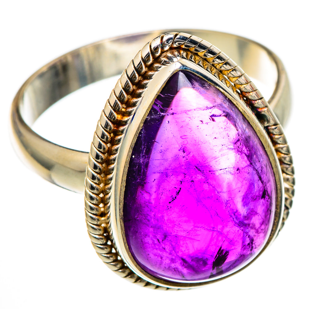 Amethyst Rings handcrafted by Ana Silver Co - RING101786 - Photo 2