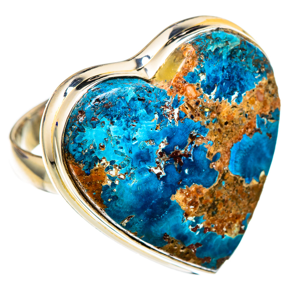 Chrysocolla Rings handcrafted by Ana Silver Co - RING101798