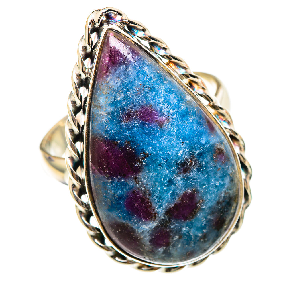 Ruby Fuchsite Rings handcrafted by Ana Silver Co - RING101800