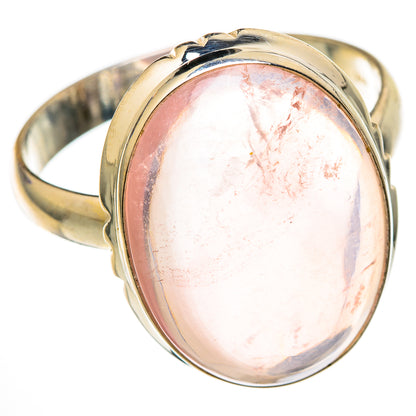 Rose Quartz Rings handcrafted by Ana Silver Co - RING101821 - Photo 2