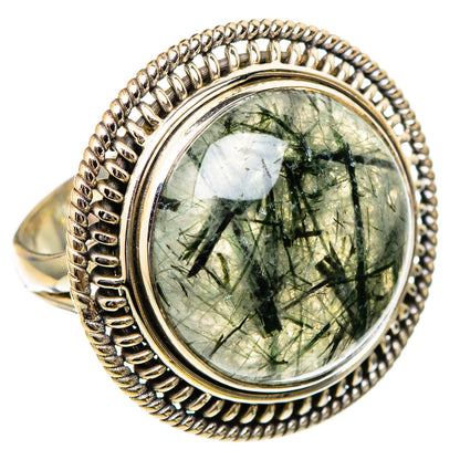 Tourmalinated Quartz Rings handcrafted by Ana Silver Co - RING101829 - Photo 2