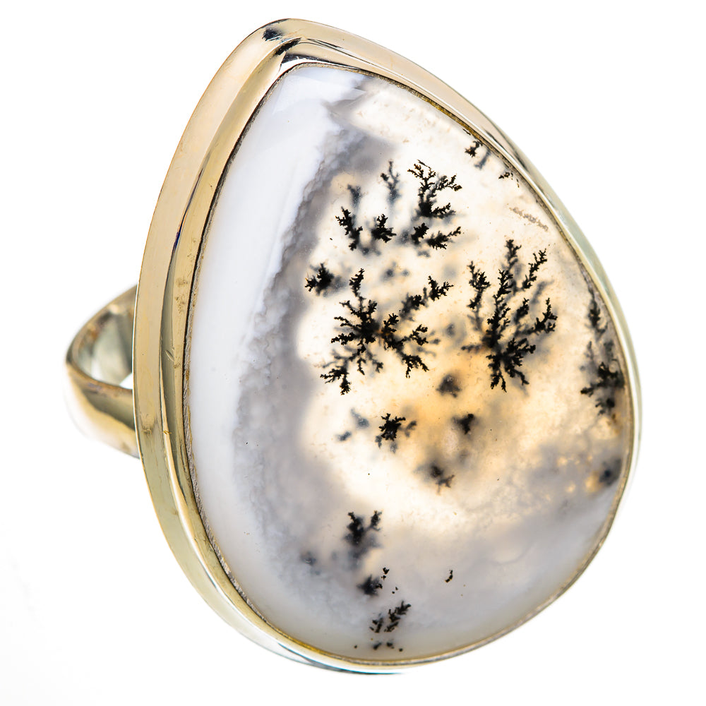Dendritic Opal Rings handcrafted by Ana Silver Co - RING101833