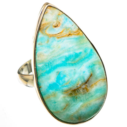 Larimar Rings handcrafted by Ana Silver Co - RING101846