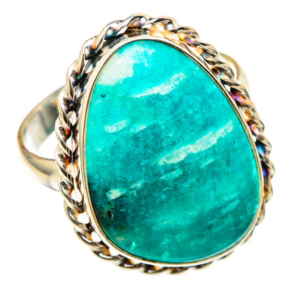 Amazonite Rings handcrafted by Ana Silver Co - RING101851 - Photo 2