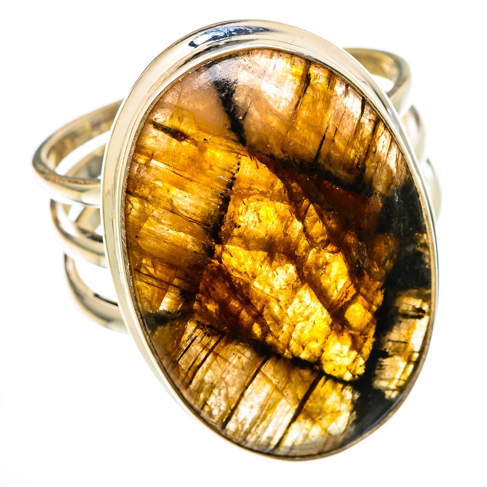 Chiastolite Rings handcrafted by Ana Silver Co - RING101854 - Photo 2
