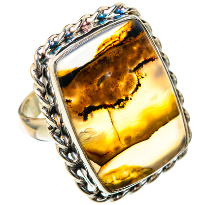 Montana Agate Rings handcrafted by Ana Silver Co - RING101855