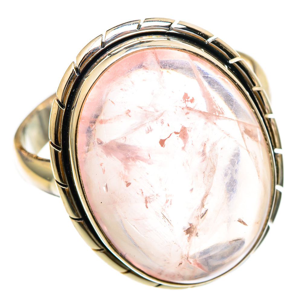 Rose Quartz Rings handcrafted by Ana Silver Co - RING101861 - Photo 2