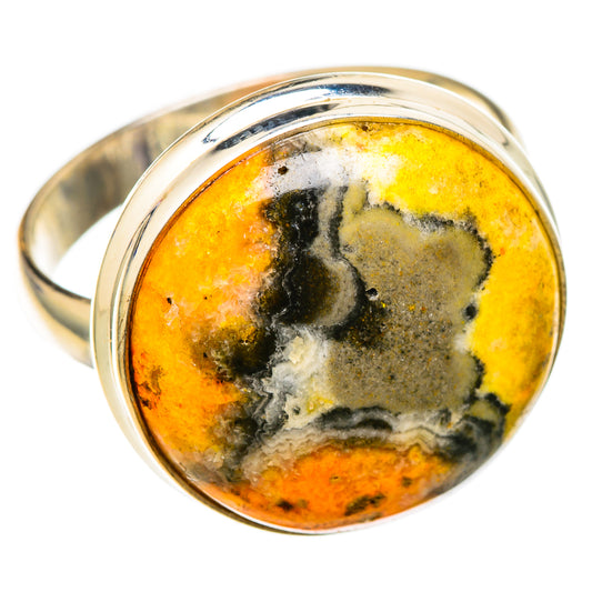 Bumble Bee Jasper Rings handcrafted by Ana Silver Co - RING101872