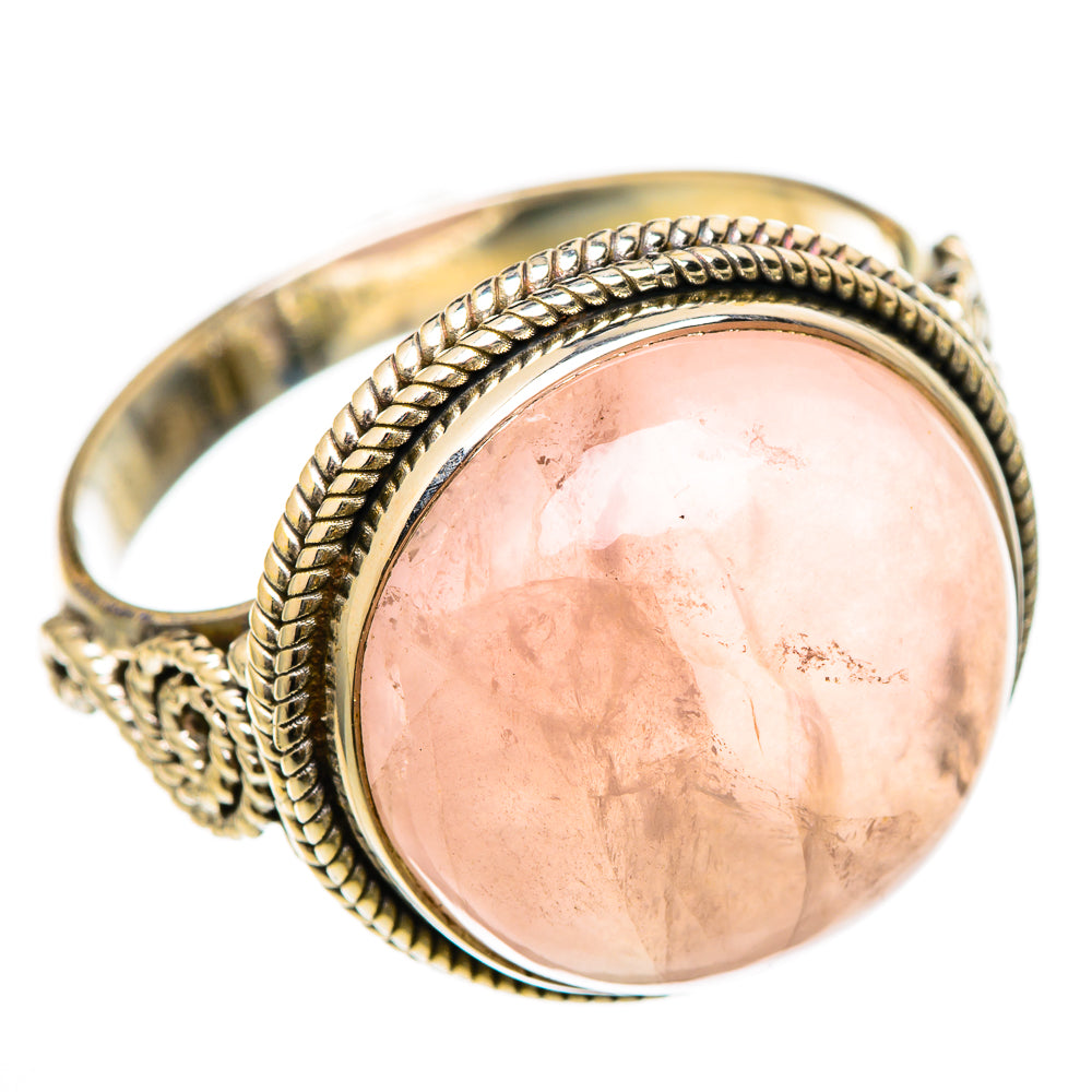 Rose Quartz Rings handcrafted by Ana Silver Co - RING101887 - Photo 2