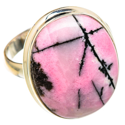 Rhodonite Rings handcrafted by Ana Silver Co - RING101889 - Photo 2