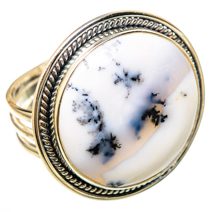Dendritic Opal Rings handcrafted by Ana Silver Co - RING101897