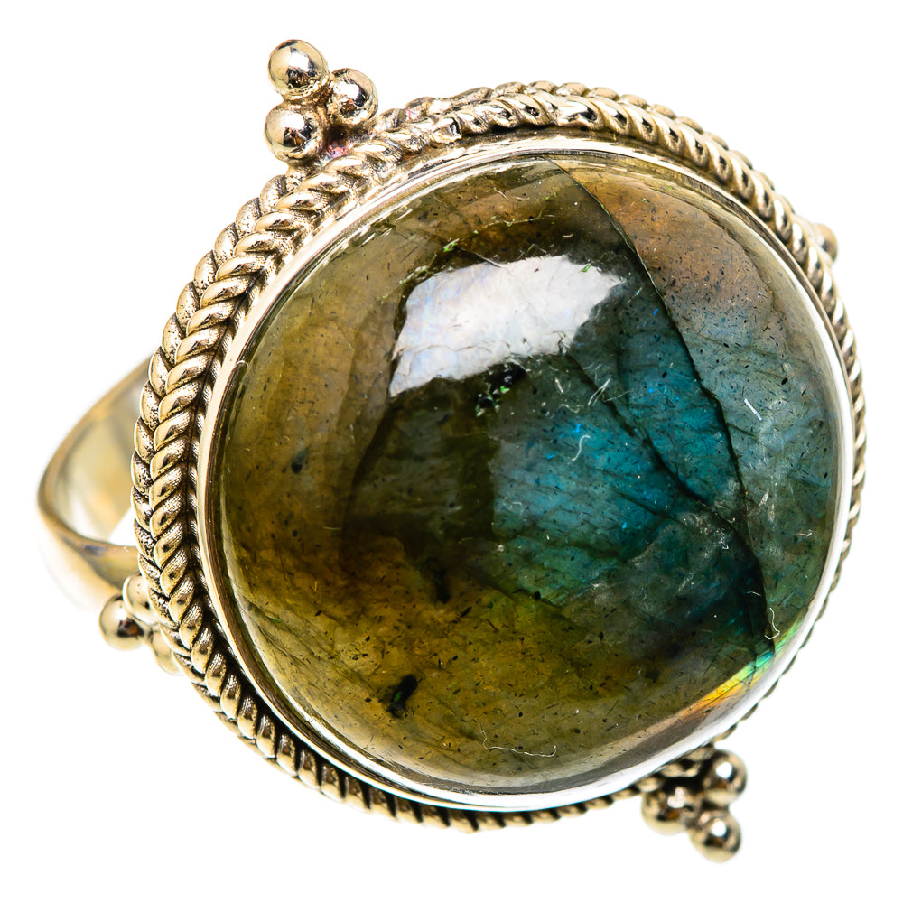 Labradorite Rings handcrafted by Ana Silver Co - RING101899 - Photo 2