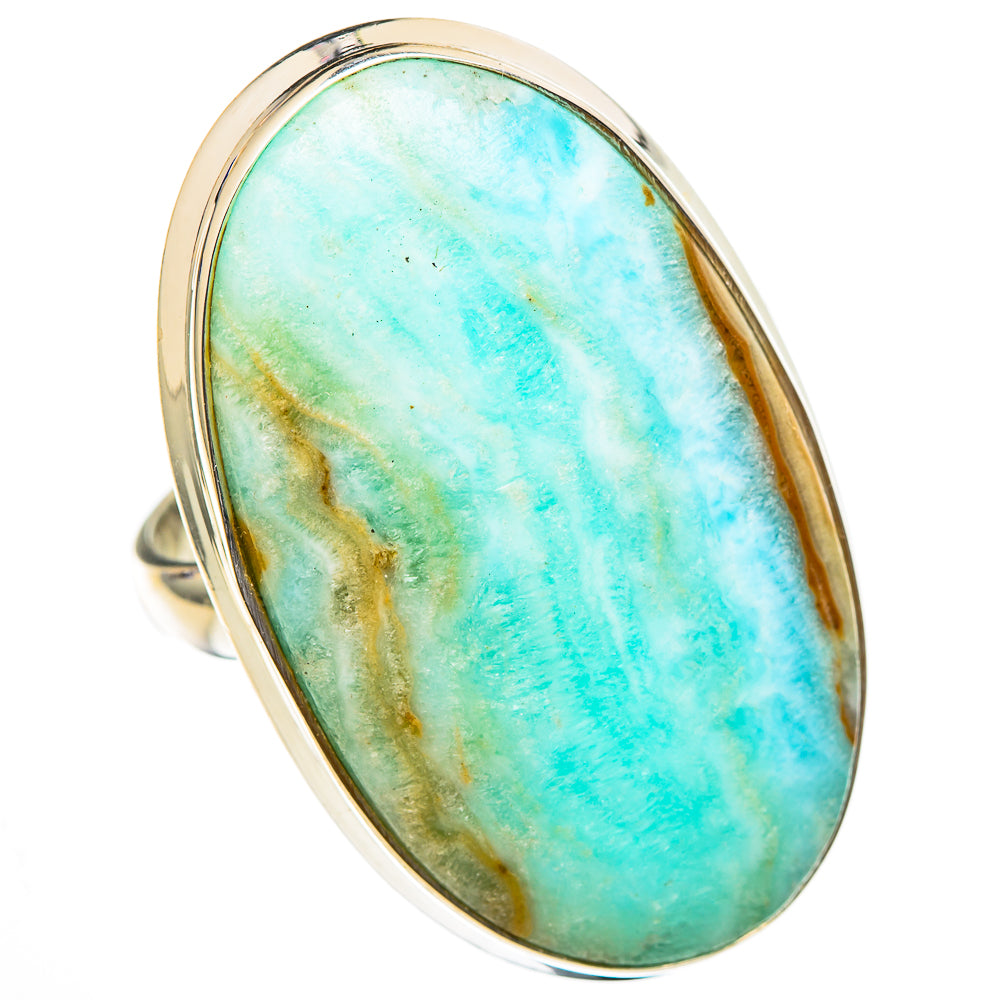 Larimar Rings handcrafted by Ana Silver Co - RING101903