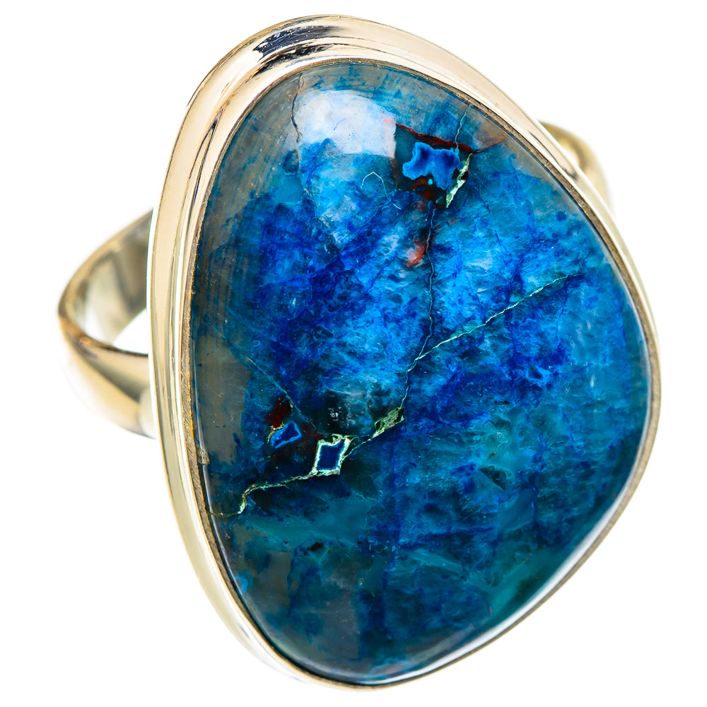 Chrysocolla Rings handcrafted by Ana Silver Co - RING101906