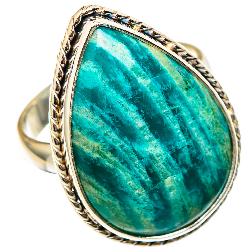 Amazonite Rings handcrafted by Ana Silver Co - RING101912
