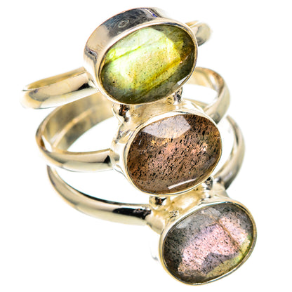 Labradorite Rings handcrafted by Ana Silver Co - RING101913