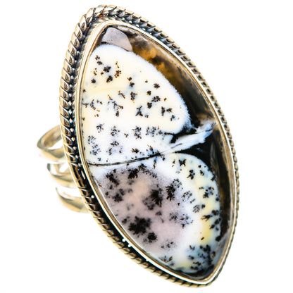 Dendritic Opal Rings handcrafted by Ana Silver Co - RING101926