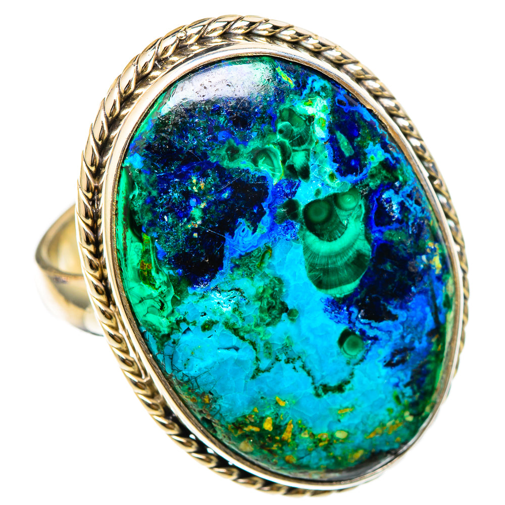 Chrysocolla Rings handcrafted by Ana Silver Co - RING101928