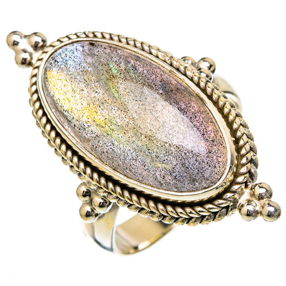 Labradorite Rings handcrafted by Ana Silver Co - RING101936